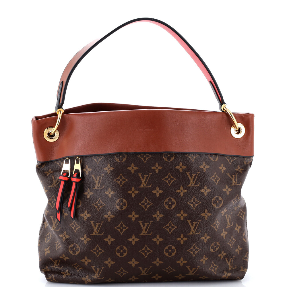 Louis Vuitton Tuileries Hobo Monogram Canvas with Leather